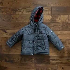 Boys flannel lined winter jacket